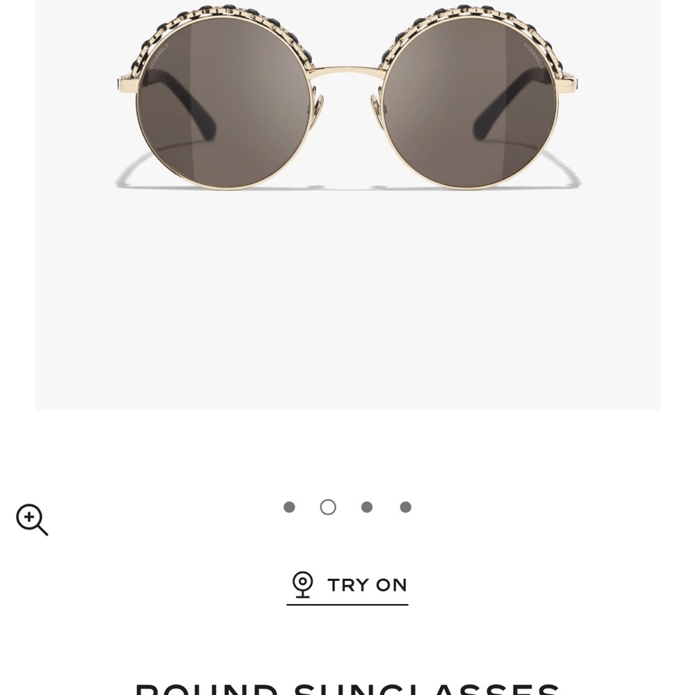CHANEL Round Sunglasses